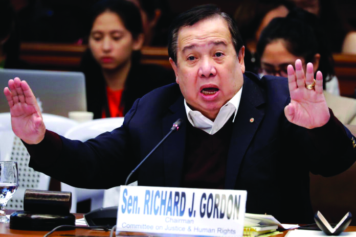 Chinese citizens who are engaged in a suspected money-laundering scheme are possibly being “protected” by authorities says Sen. Richard Gordon. AP
