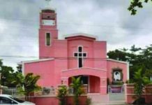 Sibalom town’s Sta. Rita de Cascia Parish Church helps the Inter-Agency Task Force (IATF) for coronavirus disease 2019 in signaling the start of Antique’s curfew by sounding off its bell. PNA
