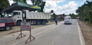 The municipality of Calinog, Iloilo has closed its border with Lambunao town following the confirmation that a resident of Lambunao tested positive for the coronavirus disease 2019. The municipality, and the whole province of Iloilo for that matter, is under an enhanced community quarantine to stop the spread of the disease. IAN PAUL CORDERO/PN