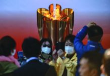 Organisers are under pressure to postpone the Tokyo 2020 Games because of the coronavirus pandemic. AFP