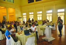 Negrense women legislators join hands for ‘common goal’ Women legislators from various cities and municipal councils in Negros Occidental gather during the provincial assembly of Lady Local Legislators League at the Capitol Social Hall, Bacolod City on March 5. They vowed to make sure that women’s voices are heard and not simply overlooked or ignored, especially on issues involving their rights and welfare. PROVINCIAL GOVERNMENT OF NEGROS OCCIDENTAL