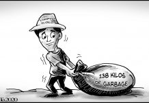 Editorial cartoon for March 14, 2020
