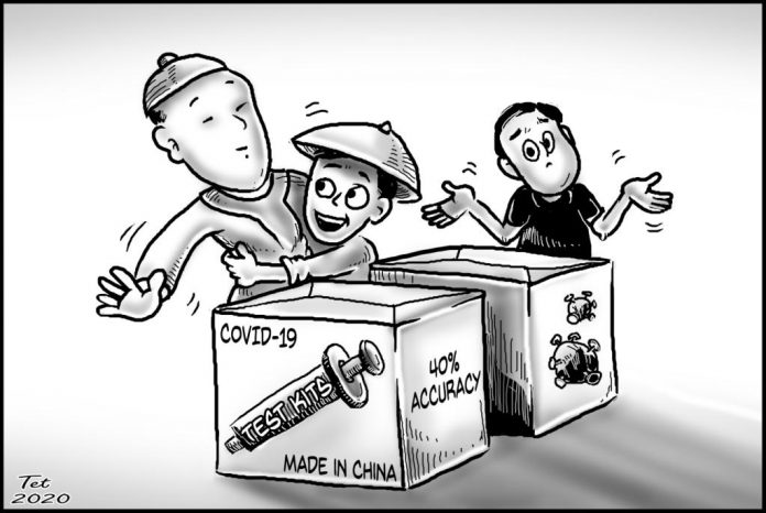 Editorial cartoon for March 31, 2020