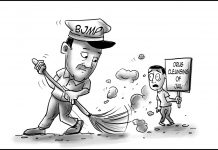 Editorial cartoon for March 6, 2020