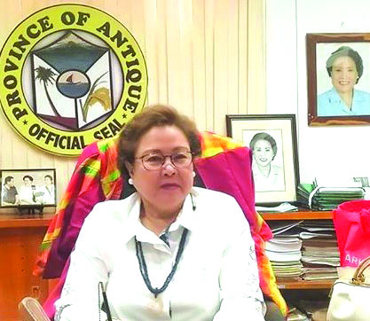 Gov. Rhodora Cadiao Gov. Rhodora Cadiao is appealing to all Antiqueños to finish all personal business outside of the province and return on or before border restrictions take place. PIA