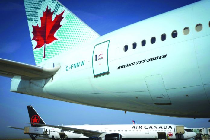 Air Canada Air Canada has suspended most of its international flights due to the coronavirus. AFP