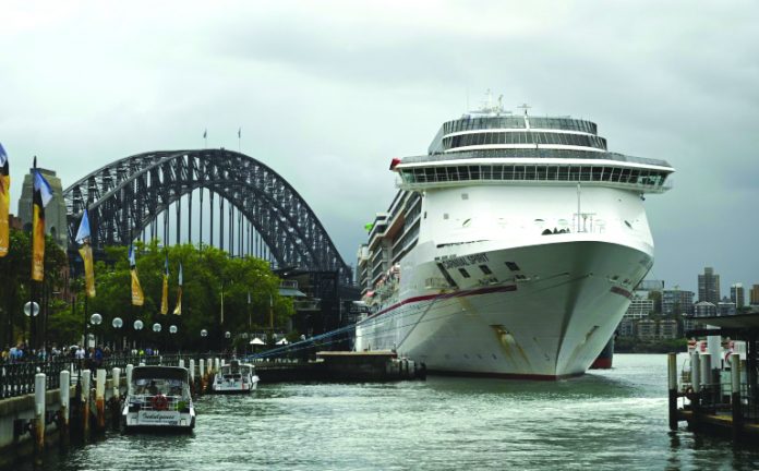 More than a dozen cruise ships are believed to be off Australia's coast, carrying around 15,000 crew and some experiencing outbreaks of coronavirus. AFP