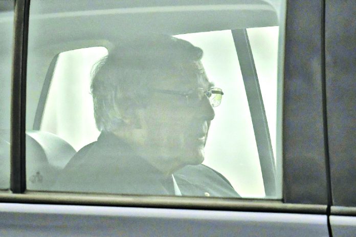 Cardinal George Pell leaves Barwon Prison near Anakie Cardinal George Pell leaves Barwon Prison near Anakie, some 70 kilometres (45 miles) west of Melbourne, Australia. AFP