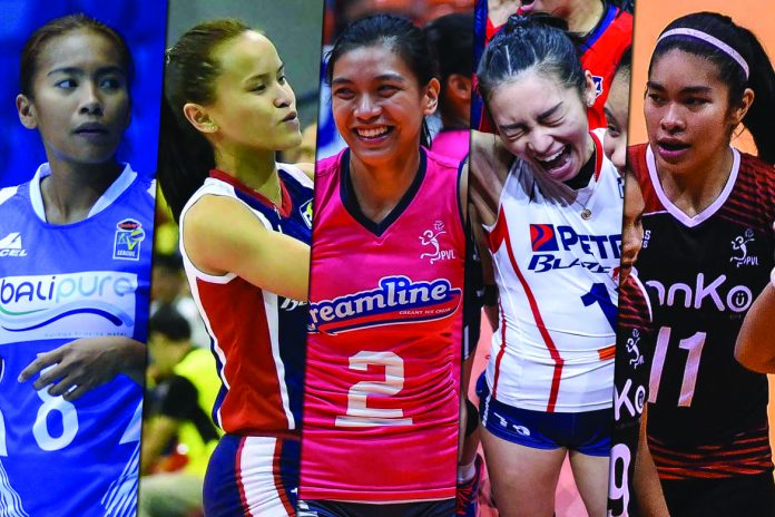 Charo Soriano, Cherry Rondina, Alyssa Valdez, Dennise Lazaro, Kathy Bersola (in order) are lending their hands to the medical workers serving as frontliners in the fight against the spread of the coronavirus disease 2019. TIEBREAKER TIMES