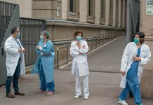 China delays mask, ventilator exports after quality complaints Health care workers take a break from work at a hospital in Barcelona on Mar. 24, 2020. Chinese customs officials, facing accusations from Europe that some medical supplies have been defective, have begun inspecting every shipment of medical supplies for quality issues before export. THE NEW YORK TIMES