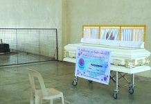 Local authorities in Sibalom, Antique will require curfew violators to do vigil in front a casket. Police in this province have been ordered to apprehend without warning people disobeying curfew hours since April 23. DAVID VAGILIDAD