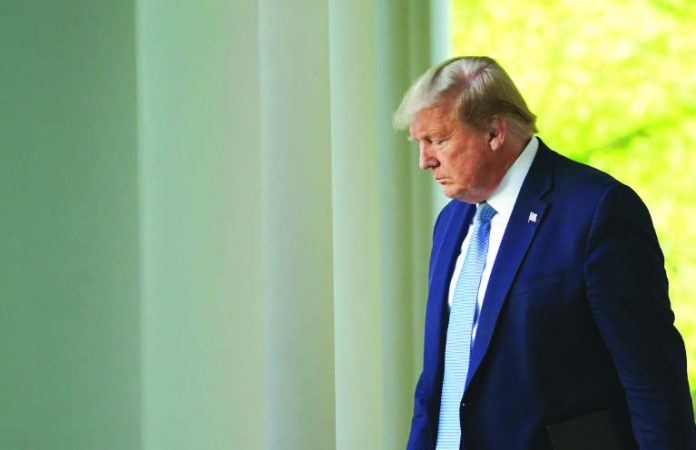 Donald Trump United States President Donald Trump says some states could reopen for business before May, 2020. AFP