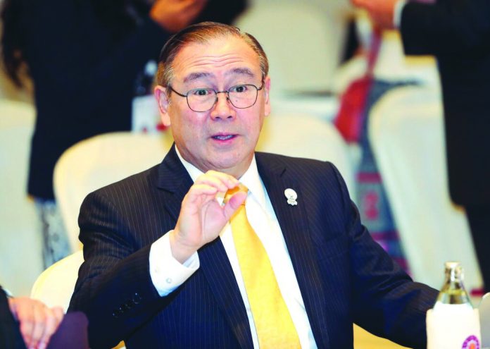 Teodoro Locsin Jr. Foreign Affairs secretary Teodoro Locsin Jr. says the Philippines filed two diplomatic protests against China over two developments in the South China Sea. AP