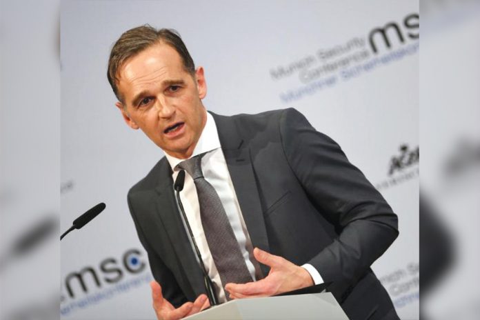 German Foreign Minister Heiko Maas German Foreign Minister Heiko Maas speaks at a panel during the annual Munich Security Conference in Munich, Germany on Feb. 14, 2020. REUTERS