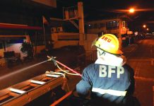 Capiz records three coronavirus cases This fire officer disinfects the streets of Roxas City, Capiz on March 30 as one of the precautionary measures against the coronavirus disease 2019. Fire officers here have also been helping the police in conducting checkpoints to motorists and passengers. RCFS BFP