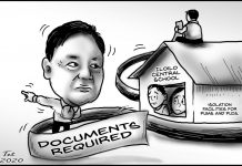 Editorial cartoon for April 3, 2020