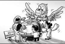 Editorial cartoon for April 6, 2020