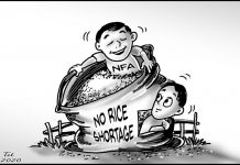 Editorial cartoon for April 8, 2020