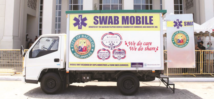Bacolod pioneering mobile swab testing unit