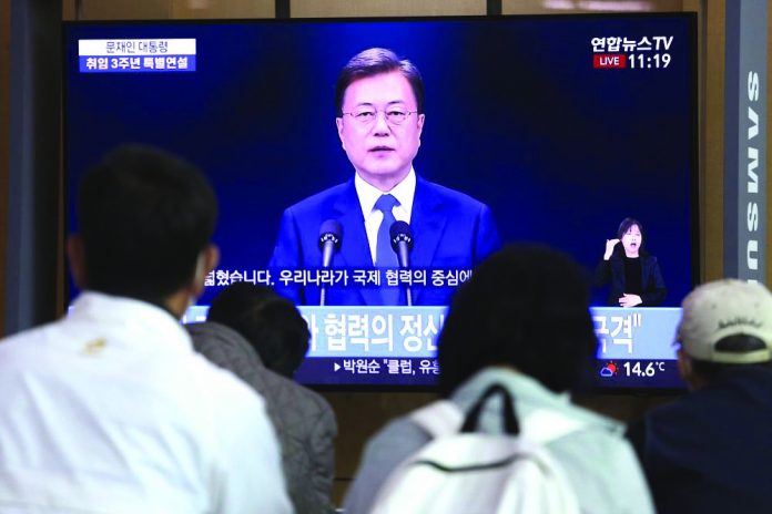 South Korean President Moon Jae-in