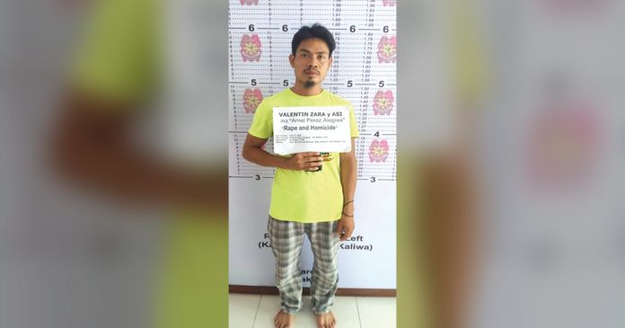 Arrested in Santa Barbara, Iloilo, rape and homicide suspect Valintine Zara of Batangas