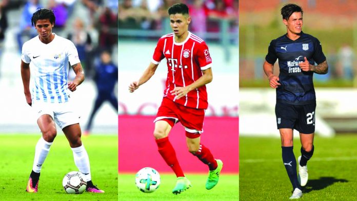 Azkals - Michael Kempter, Raphael Obermair and Jessie Curran