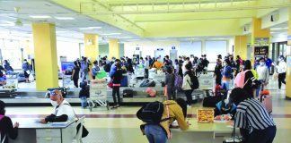 Locally stranded individuals (LSIs) return home to Negros Occidental from Metro Manila via a sweeper flight that landed at the Bacolod-Silay Airport in Silay City last week. Twelve more residents of the province – all either LSIs or overseas Filipino workers – tested positive for coronavirus disease 2019. PROVINCIAL GOVERNMENT OF NEGROS OCCIDENTAL