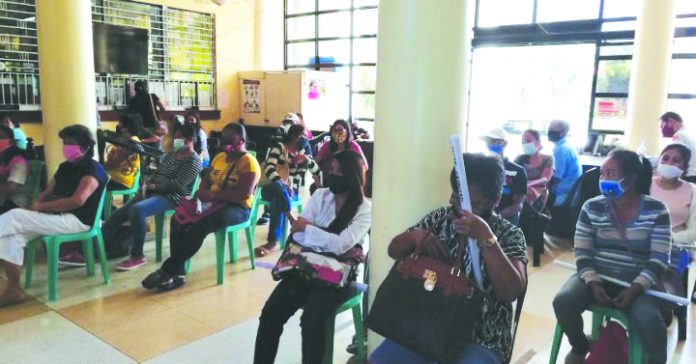 A total of 27 overseas Filipino workers (OFWs) wait to avail themselves of livelihood A total of 27 overseas Filipino workers (OFWs) wait to avail themselves of livelihood assistance from the Provincial Government of Antique at the capitol lobby in San Jose town on July 21. According to Provincial Development Officer III Guilly Clemente, the OFWs intend to put up sari-sari stores from the assistance they received. PNA