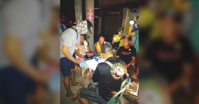 Archie Kim Demigillo, Margie Cordova and Glen Paulite were nabbed in an entrapment operation in Barangay 2, Pontevedra, Negros Occidental on July 15. Antidrug personnel conduct inventory of items seized from Archie Kim Demigillo, Margie Cordova and Glen Paulite, who were nabbed in an entrapment operation in Barangay 2, Pontevedra, Negros Occidental on July 15. PONTEVEDRA POLICE STATION-NOPPO