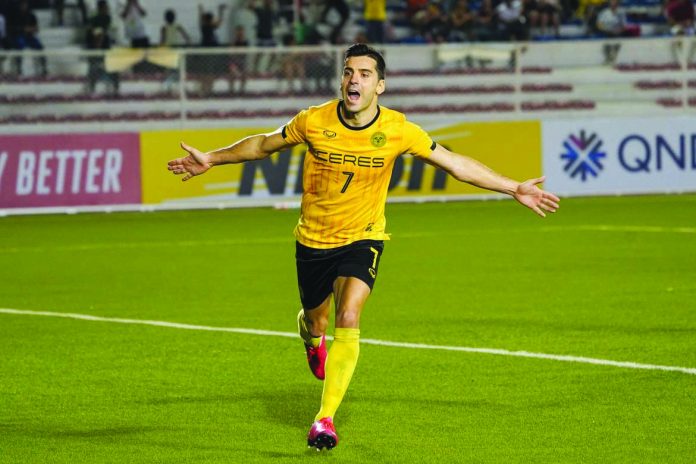Bienvenido Marañón Spanish striker Bienvenido Marañón of Ceres-Negros FC says it will be a dream come true for him to join the Philippine Azkals. AFC CUP