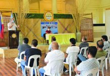 NegOcc hog raisers get P1.5-M funding aid Gov. Eugenio Jose Lacson (standing) speaks with members of The Alliance of Hog Raisers Association of Negros Occidental during the launching of the swine-fattening project at the Capitol Social Hall in Bacolod City on July 3. Lacson said hog raises are among the sectors affected the most by coronavirus disease 2019 outbreak. PROVINCIAL GOVERNMENT OF NEGROS OCCIDENTAL