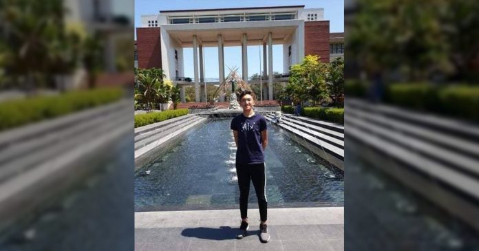 Heinz Gabriel “Kobe” Demisana Heinz Gabriel “Kobe” Demisana visits University of the Philippines campus. CONTRIBUTED PHOTO