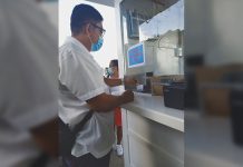 Buenavista rolls out resident ID system Mayor Eugenio Reyes of Buenavista, Guimaras swipes his resident identification (ID) card on a scanner at the town’s wharf on July 1. The municipality has launched the ID card system for easier coronavirus disease 2019 contact tracing. RUBY SILUBRICO/PN