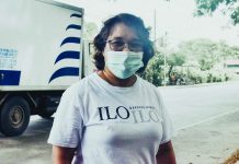 Mayor Liecel Mondejar-Seville of New Lucena, Iloilo urges her constituents not to panic and strictly observe health protocols at all times such as social distancing and wearing of face mask. As of Monday, the town has five confirmed coronavirus disease 2019 cases. IAN PAUL CORDERO/PN