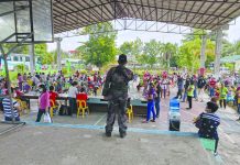 926 ‘left out’ Antique SAP recipients receive cash aid This police officer provides security during the distribution of special amelioration program (SAP) cash assistance in Barangay Malandog, Hamtic, Antique on July 3. The provision of emergency subsidy to the SAP additional beneficiaries is mandated under Memorandum Circular Number 14, series 2020 issued by DSWD Secretary Rolando Joselito Bautista last June 1. HAMTIC PNP PCR