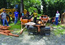 Personnel of the Department of Agriculture in Region 6’s Special Area for Agricultural Development program deliver two units of hand tractor with prime mover and implements to farmers in San Remegio, Antique. DA SAAD WESTERN VISAYAS FB