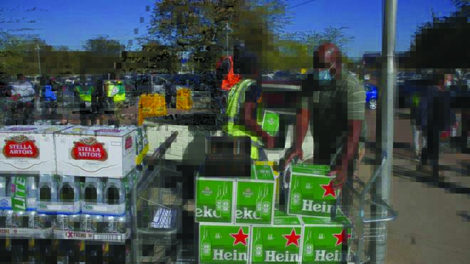 South Africa imposes another ban on alcohol sales to help contain the spread of novel coronavirus disease. South Africa imposes another ban on alcohol sales to help contain the spread of novel coronavirus disease. AFP