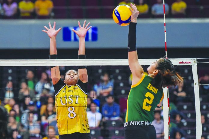 The Far Eastern University versus University of Santo Tomas UAAP Season 82 women’s volleyball showdown The Far Eastern University versus University of Santo Tomas UAAP Season 82 women’s volleyball showdown could be the league’s last match to be aired on television by ABS-CBN Sports and Action after the network failed to secure a new legislative franchise. TIEBREAKER TIMES