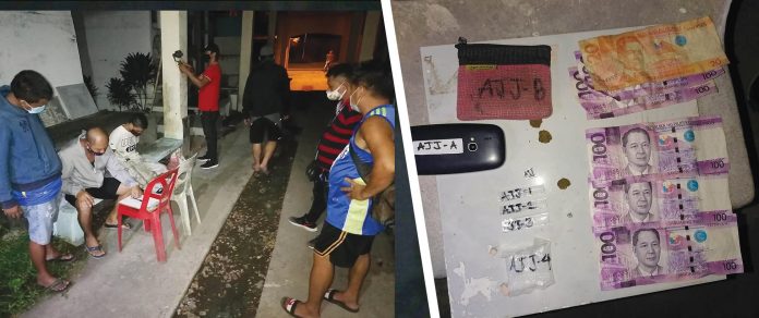 POLICE STATION 5/BCPO Antidrug operatives conduct an inventory of items seized from Arvin John Janayan, who was nabbed in an entrapment operation at the public cemetery in Barangay Granada, Bacolod City on July 22. POLICE STATION 5/BCPO