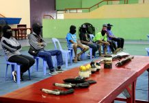 Eight members of the New People’s Army (NPA) in Antique surrender to the government on Aug. 7. Eleven of their comrades in the province also returned to the government’s fold last June. PROVINCE OF ANTIQUE