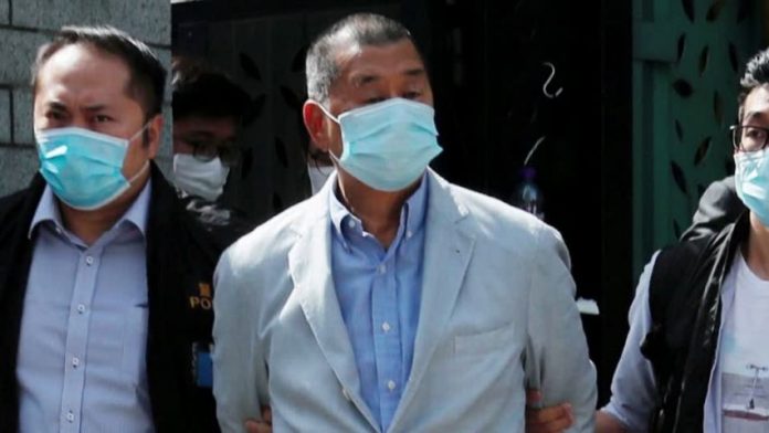 Hong Kong authorities broadened their enforcement of a new national security law Hong Kong authorities broadened their enforcement of a new national security law on Monday, arresting media tycoon Jimmy Lai, searching the headquarters of his Next Digital group and carting away boxes of what they said was evidence.