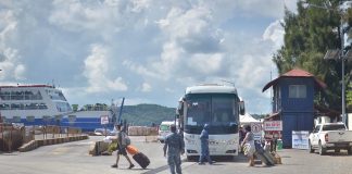 At least 93 locally stranded individuals from Cebu City arrived in Iloilo City on Thursday, Aug. 27, via a Trans-Asia vessel. IAN PAUL CORDERO/ PN