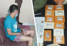 ‘Shabu’ worth P408K seized in buy-bust Drug suspect Raymund Horario was arrested in an entrapment operation in Barangay Zone 12, Talisay City, Negros Occidental on Aug. 19. Eleven sachets of suspected shabu weighing about 60 grams valued at around P408,000 were seized from him. RANIE AZUE FB PAGE