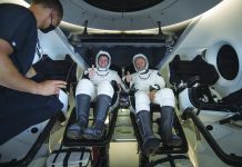 SpaceX brings NASA astronauts home safely NASA astronauts Robert Behnken (left) and Douglas Hurley are seen inside the SpaceX Crew Dragon Endeavour spacecraft onboard the SpaceX GO Navigator recovery ship shortly after having landed in the Gulf of Mexico off the coast of Pensacola, Florida, Sunday, August 2, 2020. AP