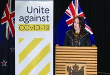 New Zealand locks down all nursing homes New Zealand Prime Minister Jacinda Ardern says the new COVID-19 outbreak could force her to postpone next month's general election. SCREENGRAB FROM WHO VIDEO