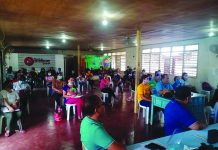 Aklan public schools hold dry runs for learning modalities Teachers of the Lezo Integrated School in Lezo, Aklan hold a trial run for online learning to their students earlier this week. CHIE MENDAL