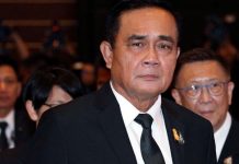 Thailand's Prime Minister Prayuth Chan-ocha attends the 2019 National Anti-Trafficking in Persons Day at a Convention Center in Bangkok, Thailand, June 5, 2019. FILE PHOTO