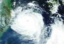 North and South Korea brace for strong typhoon This Aug. 25, 2020 satellite image released by NASA shows Typhoon "Bavi" near South Korean island of Jeju. As of Wednesday morning, the typhoon was near Jeju and was on course to hit the northwest coast of the Korean Peninsula around daybreak Thursday morning. NASA VIA AP