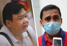 TREĆAS BLASTS CAPIZ BORDER RESTRICTION Mayor Jerry TreƱas (left) decries the provincial government of Capiz for imposing border restrictions. The move, however, is a precautionary measure, says Gov. Esteban Evan Contreras II of Capiz. ARNOLD ALMACEN/CMO