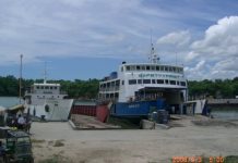 Firearms intercepted in Escalante City port Danao Port. Mapio.net